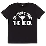 Popgear WWE The Rock-Camiseta para niño, Color Negro Moda, 7-8 años para Niños