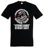 Urban Backwoods Strike Team Shield Camiseta De Hombre T-Shirt Negro Talla L