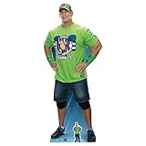 STAR CUTOUTS Oficial de WWE si Puedes soñarlo, hazlo' John Cena Manos en Las Caderas Ltd SC1129-Recorte, fanáticos Decoraciones de Eventos, Cartón, LIFESIZE