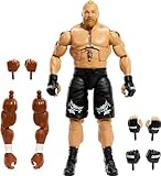 Mattel WWE Elite Collection Figura de acción Royal Rumble Brock Lesnar con accesorio y piezas de Virgil Build-A-Figure, HVF78